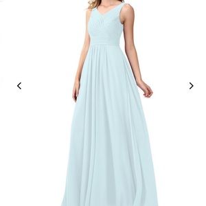 Azazie mist color bridesmaid dress, NWT